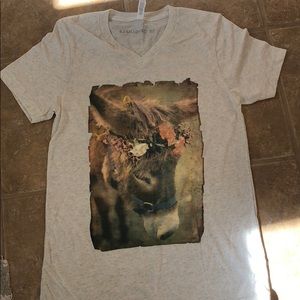 SF Original printed on Canvas soft v-neck shirt